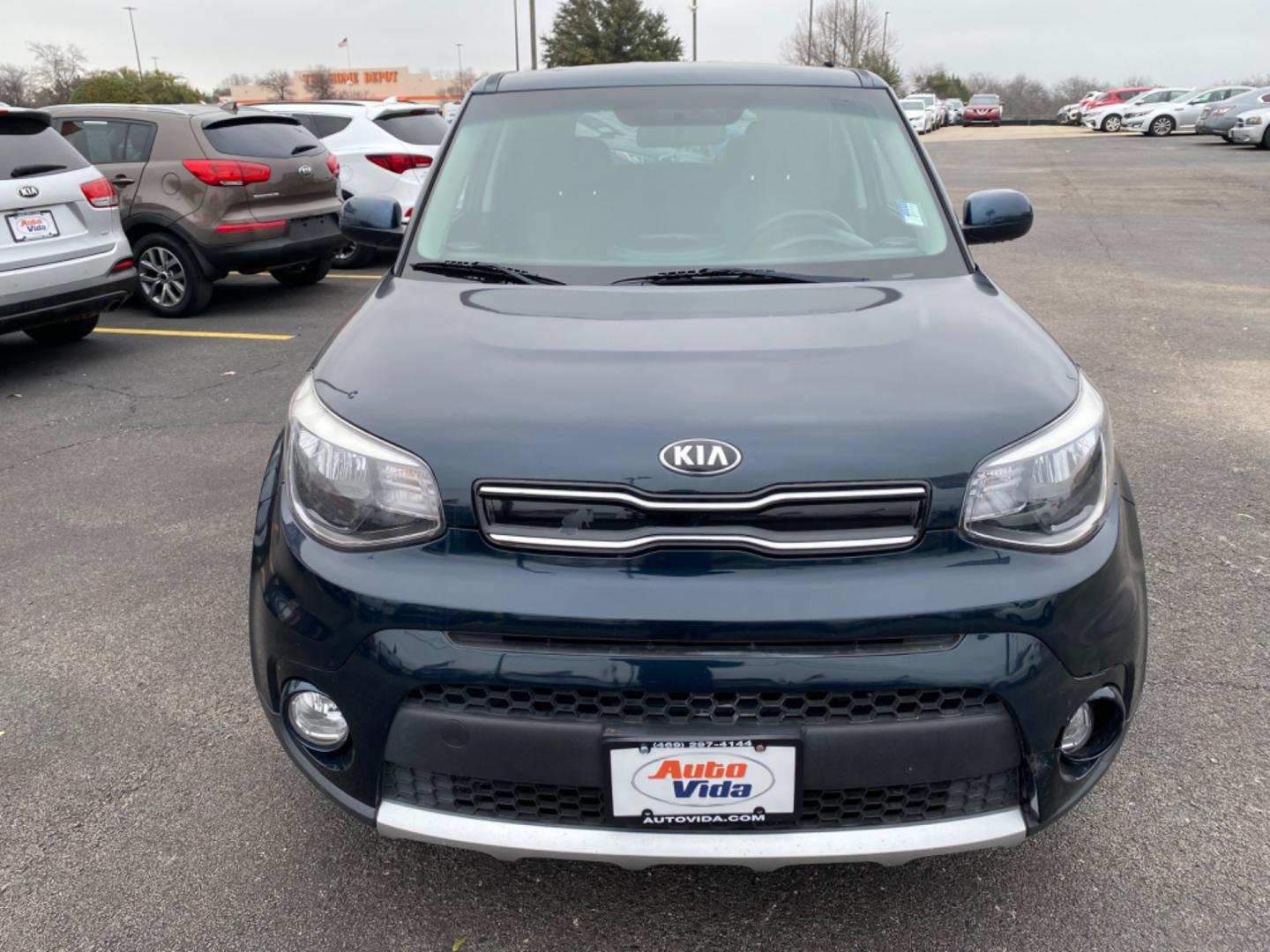 2018 BLUE Kia Soul + (KNDJP3A53J7) with an 2.0L L4 DOHC 16V engine, 6A transmission, located at 420 I-35E, Lancaster, TX, 75146, (469) 297-4144, 32.593929, -96.823685 - Photo#2